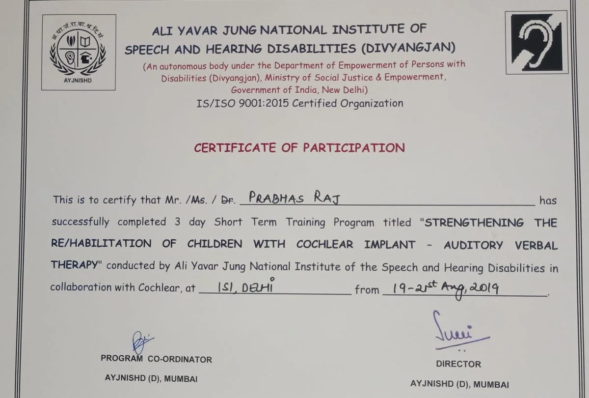 NIEPID – CRE on Strengthening of Families of Children with Developmental Disabilities, October 2022